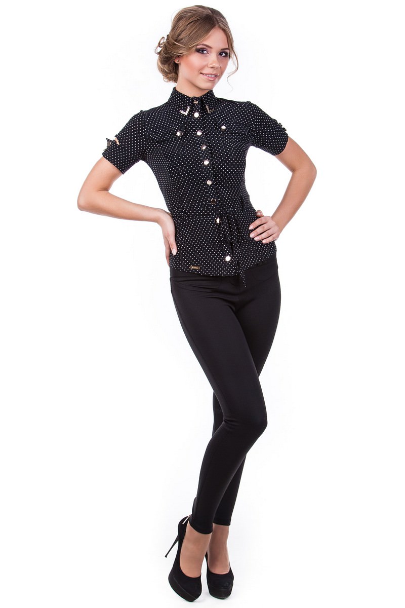 Модус качественная и стильная женская одежда Блуза Пэнни короткий рукав DG