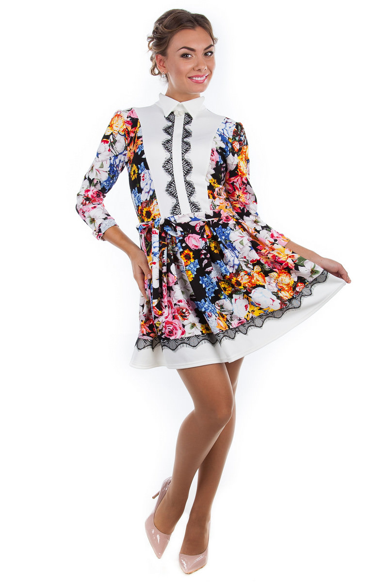 Modus - яркая и стильная одежда для женщин Платье Орнелла принт