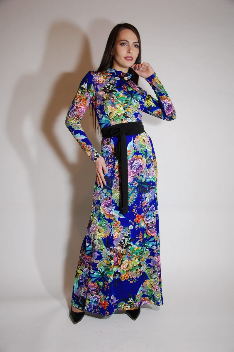Modus - яркая одежда для стильных женщин Платье Марго принт кукуруза 