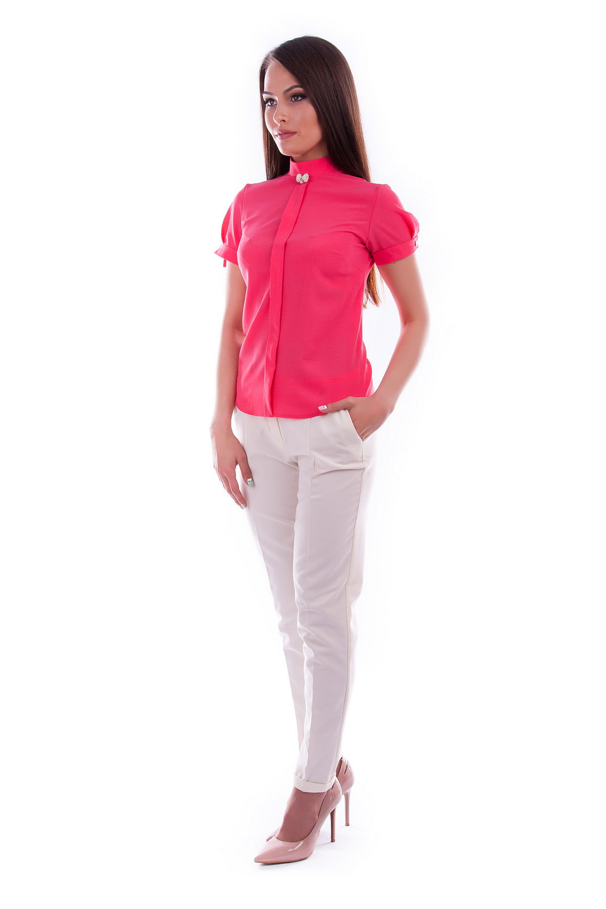 Женская одежда оптом от производителя Modus Блуза Кайли к/р креп