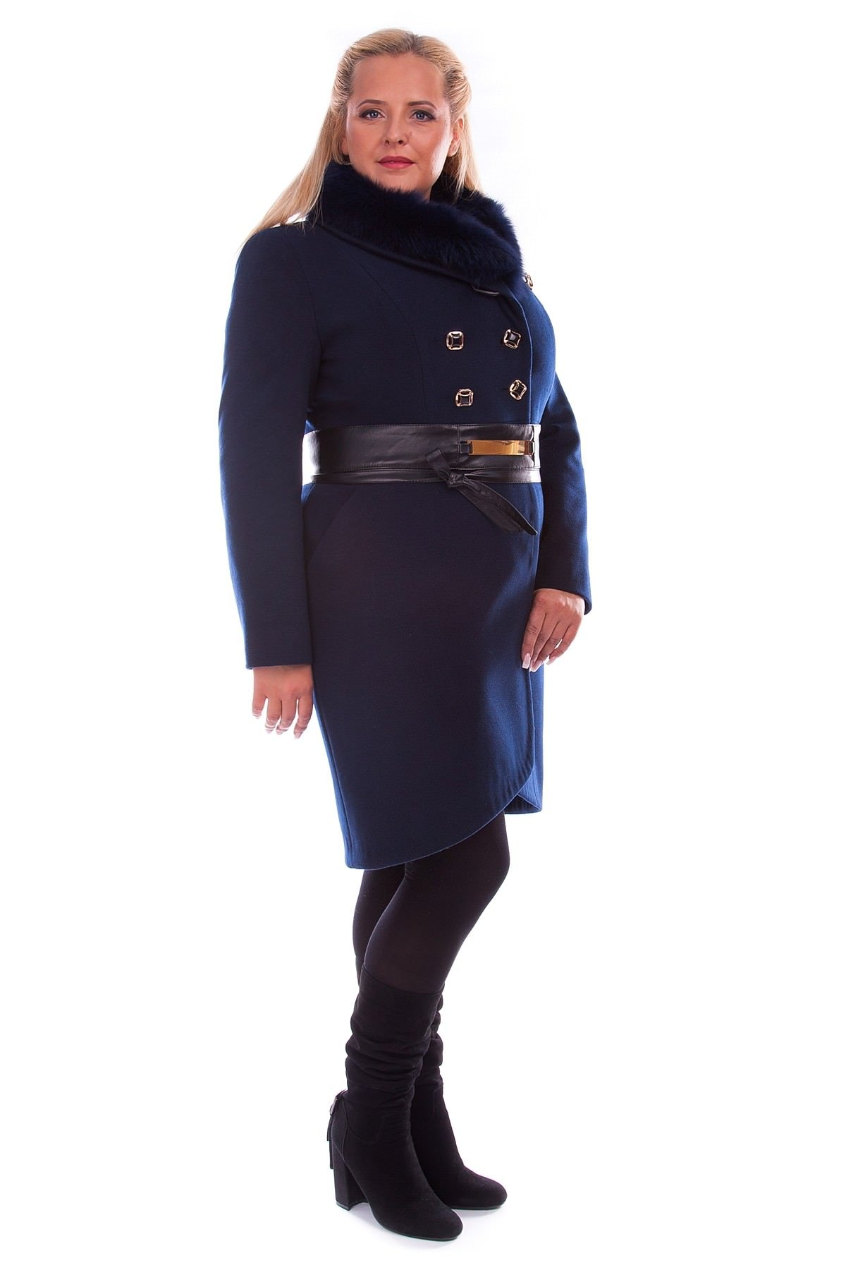 Купить оптом женское пальто у производителя Пальто Кураж 96 Donna зима