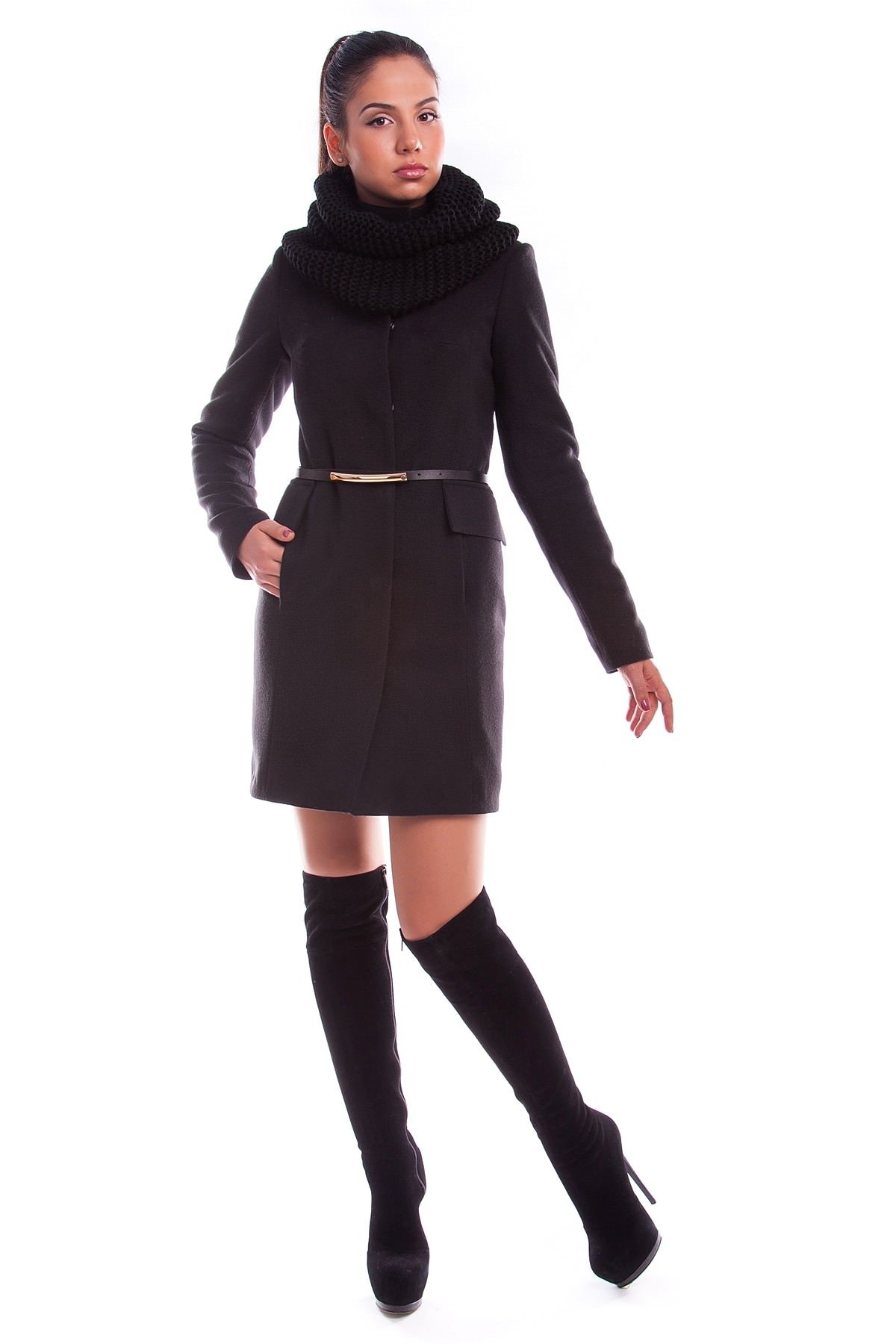 Женская одежда оптом от производителя Modus Пальто Тасмания хомут зима