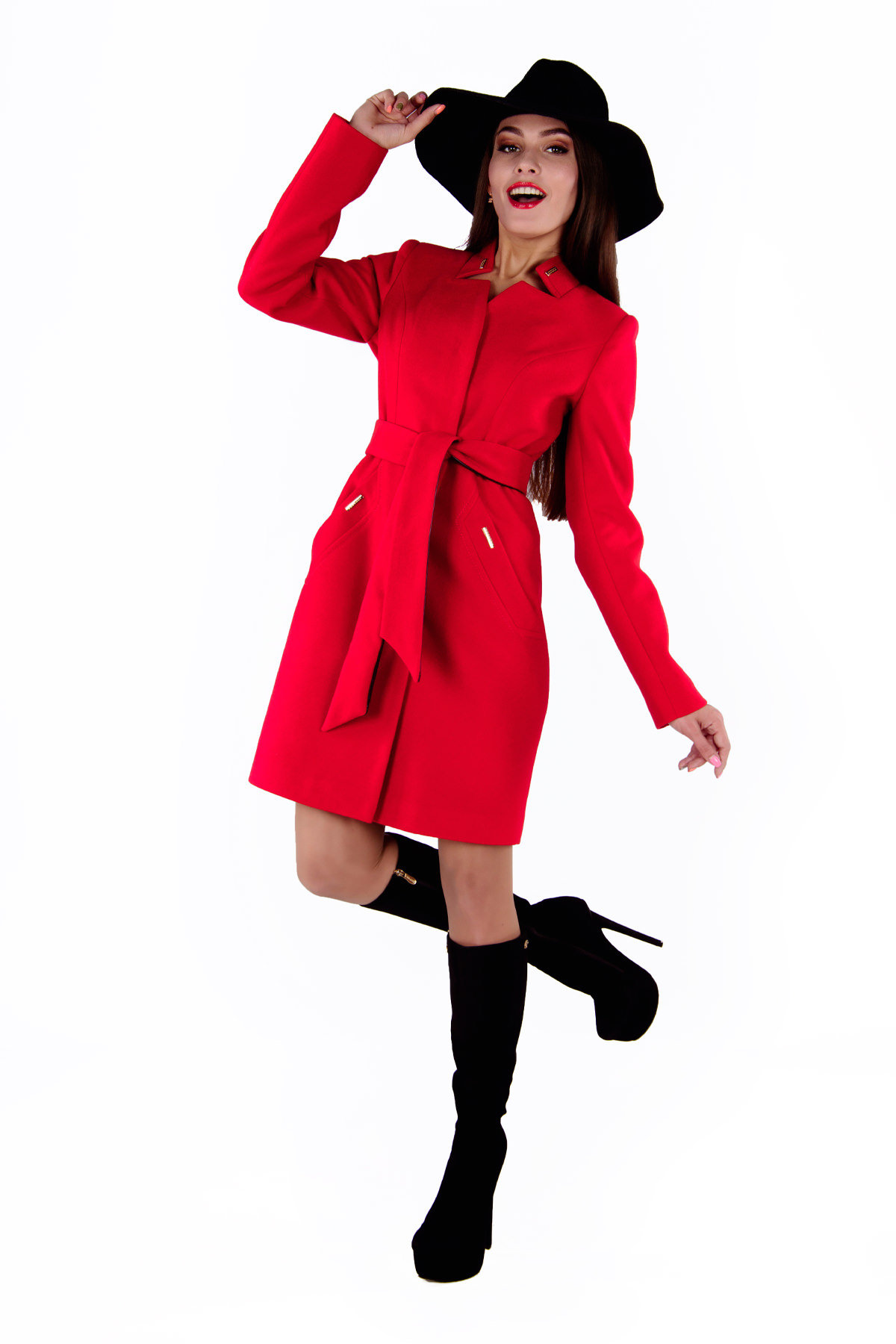 Купить весеннее пальто оптом от производителя Пальто Хейли 86