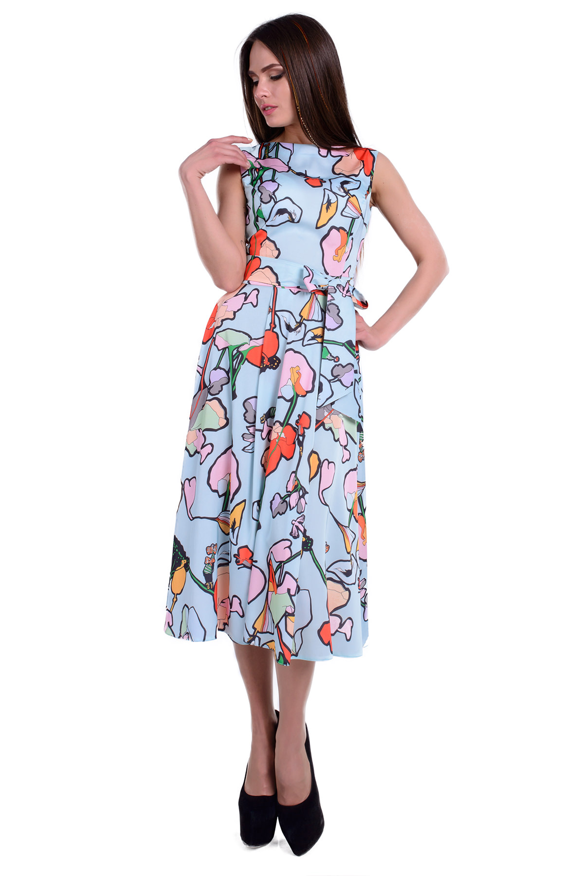 Женская одежда от производителя Modus Платье Рубина лайт принт атлас шифон