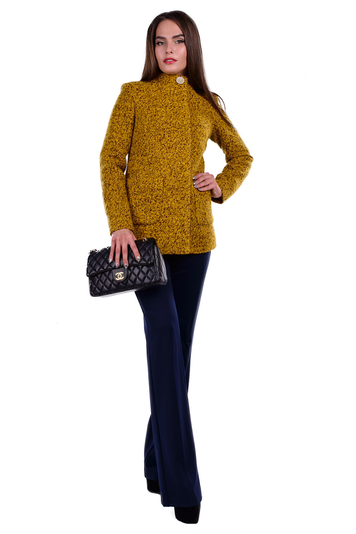 Женская одежда оптом от производителя Modus Пальто Мелини лайт букле крупное (70)