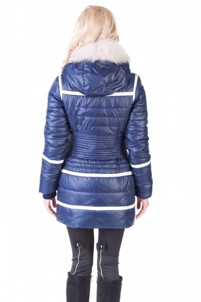 Куртка Норди зимняя Цвет: Темно-синий с жемчугом 