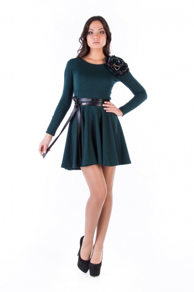 Платье Дейзи Цвет: Темный-зеленый