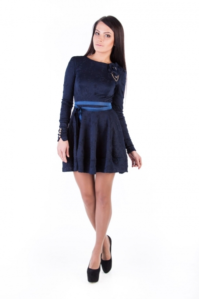 Платье Шерли Цвет: Темно-синий