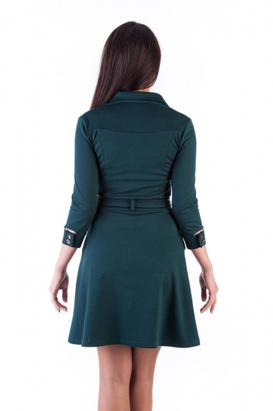 Платье Лока Цвет: Темно-зеленый