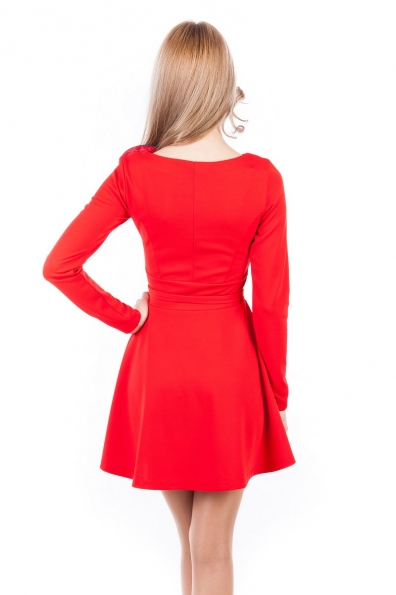 Платье Лара Цвет: Красный