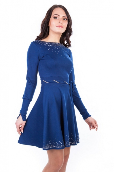 Платье Доларис Цвет: Темно-синий