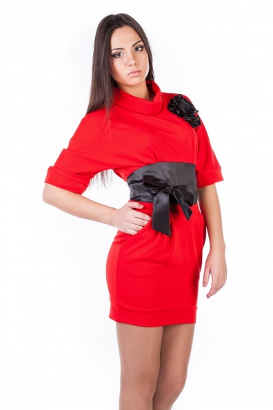 Платье Вассаби Цвет: Красный