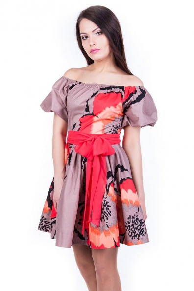 Платье Таша Цвет: Темно-бежевый