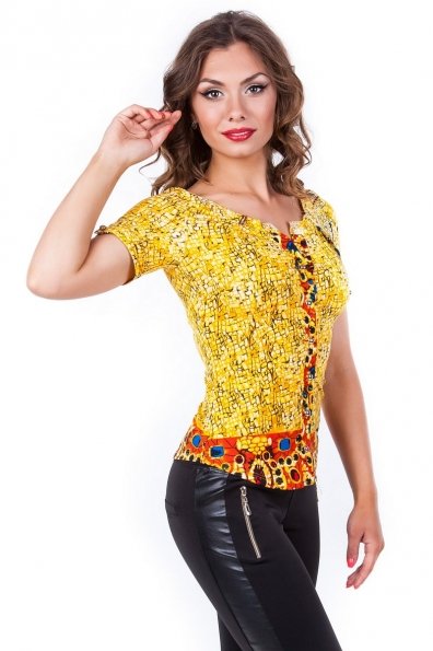 Блуза Рикко Цвет: Желтые камни