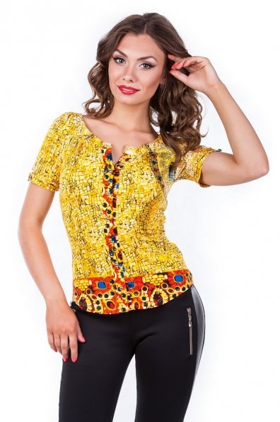 Блуза Рикко Цвет: Желтые камни