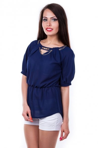 Блуза Woman Цвет: Темно-синий