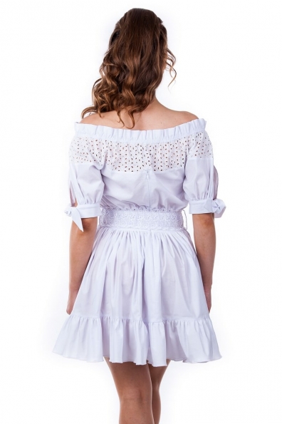 Платье Фьюжен Цвет: Белый