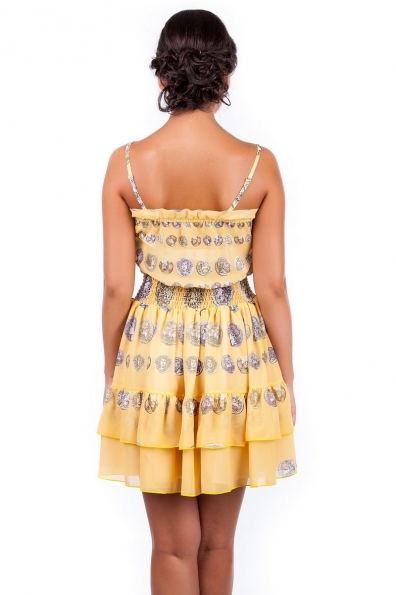 Платье Мелани Цвет: Желтые монеты