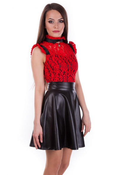 Платье Багира Цвет: Красный / черный