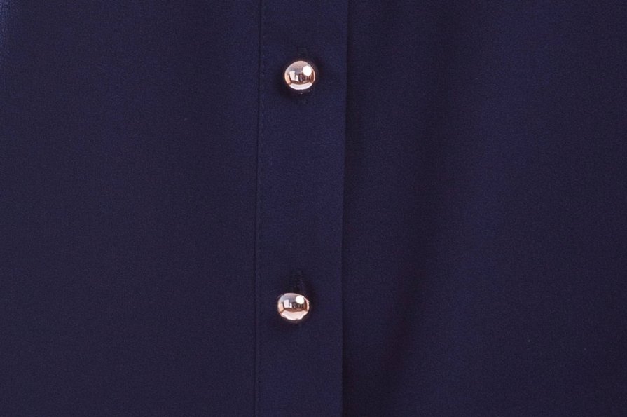 Блуза Кумир креп короткий рукав Цвет:  Тёмно-синий 7