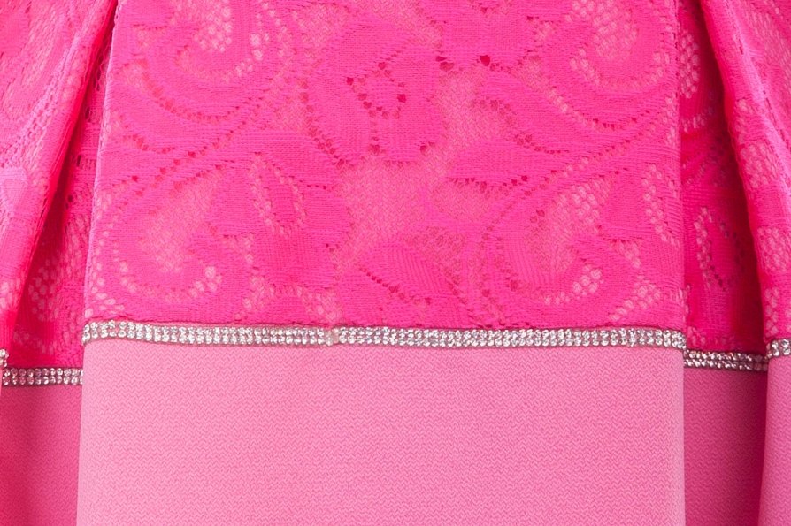 Платье Оливия костюмка креп Цвет:  Розовый 4