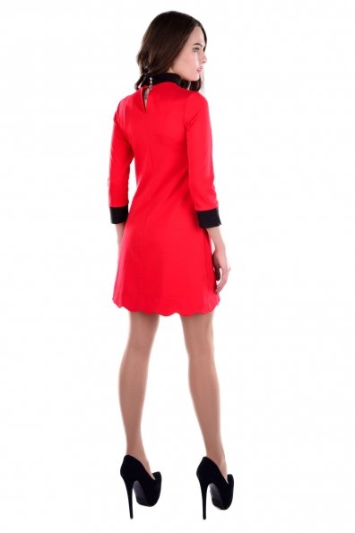Платье Миу - Миу Цвет: Красный / черный