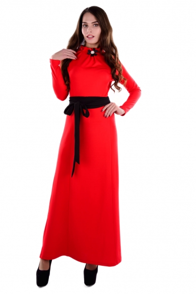 Платье Марго кукуруза  Цвет: Красный