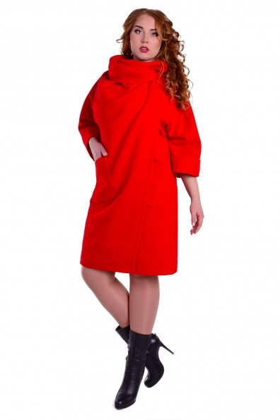 Пальто Эльгранде Donna Цвет: Красный B-020
