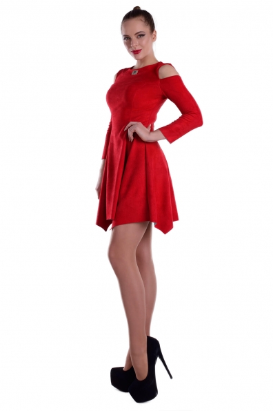 Платье Зефир Цвет: Красный  5