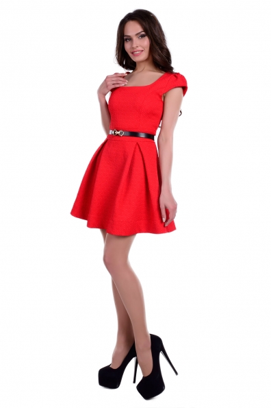Платье Фелличита жаккард Цвет: Красный