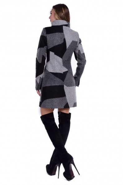 Пальто Эльпассо 0160 Цвет: Черный / серый Д5/С1