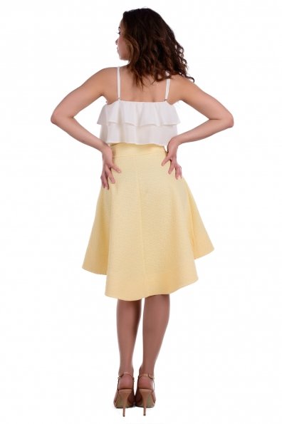 Платье Рио 285 Цвет: Молоко / желтый