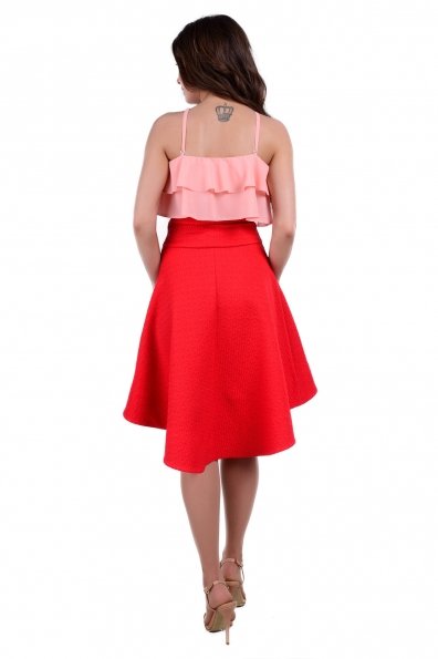Платье Рио 285 Цвет: Персик / красный
