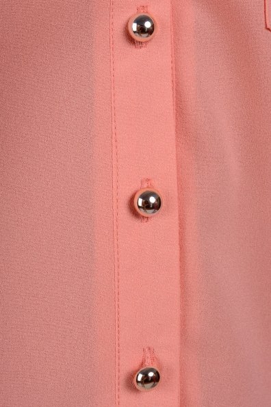 Блуза Кумир креп короткий рукав Цвет: Персик 15