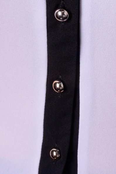 Блуза Паола креп шифон Цвет: Белый / черный