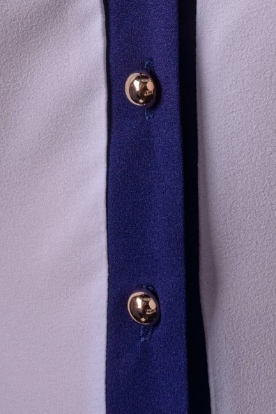 Блуза Паола креп шифон Цвет: 	Белый / т.синий