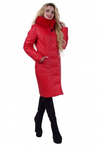 Пальто зима Андрия 0209 Цвет: Красный