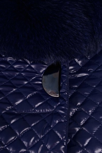 Пальто Donna зима Андрия 0317 Цвет: Тёмно-синий