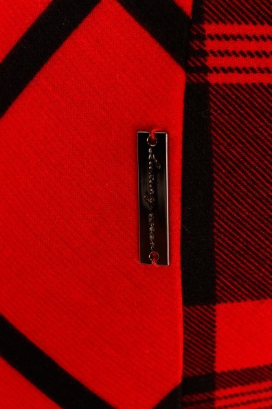 Платье Альтера 653 Цвет: Красный/черный клетка средняя 9/1