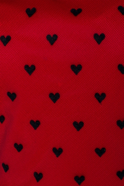 Платье Кинелла Цвет: Красный сердечки