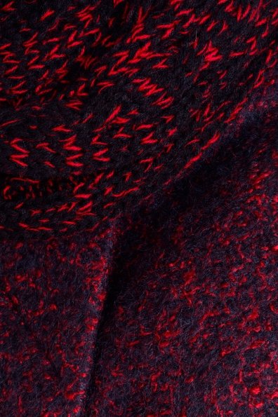 Пальто зима Фортуна 0574 Цвет: Красный/черный