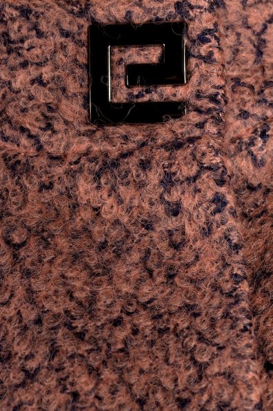 Пальто Мирта 1162 Цвет: Какао/тёмно-синий