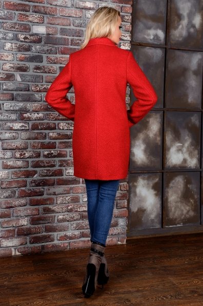 Пальто Вейси 1053  Цвет: Красный