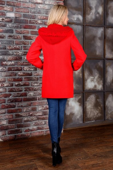 Пальто Джи 1447 Цвет: Красный
