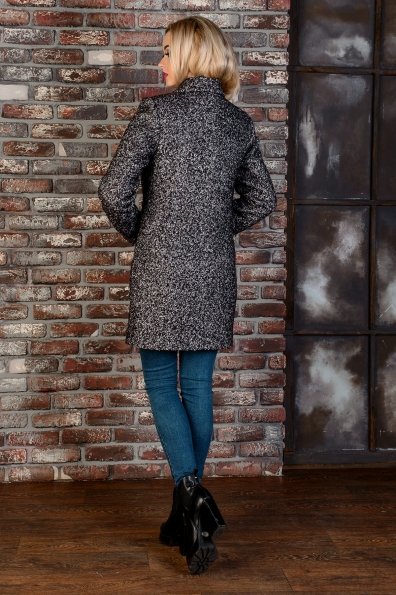 Пальто Вейси 1053  Цвет: Черный/серый