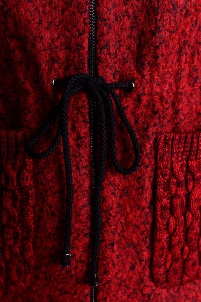 Пальто Старк 1091 Цвет: Красный / черный