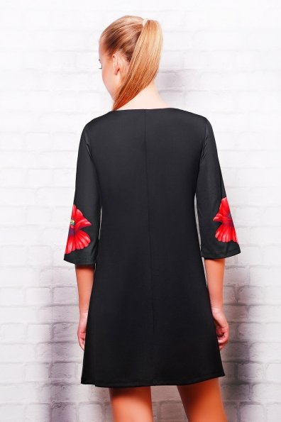 Платье Маки Тая-3 д/р Цвет: черный