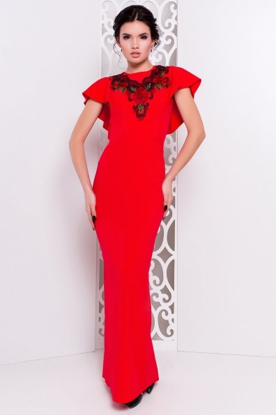Платье Ариель 407 Цвет: Красный