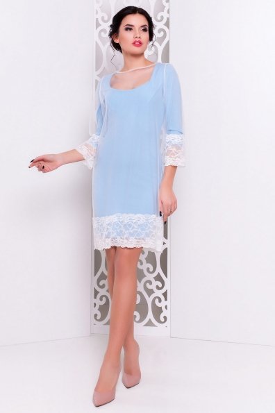 Платье Тала 2801 Цвет: Голубой