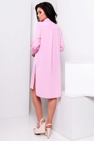 Платье - рубашка Лайк 2755 Цвет: Розовый